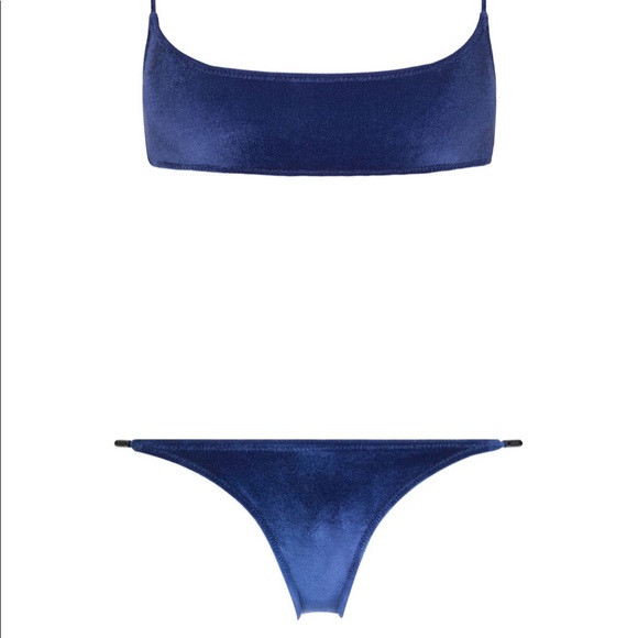 Triangl velvet bikini Clearance